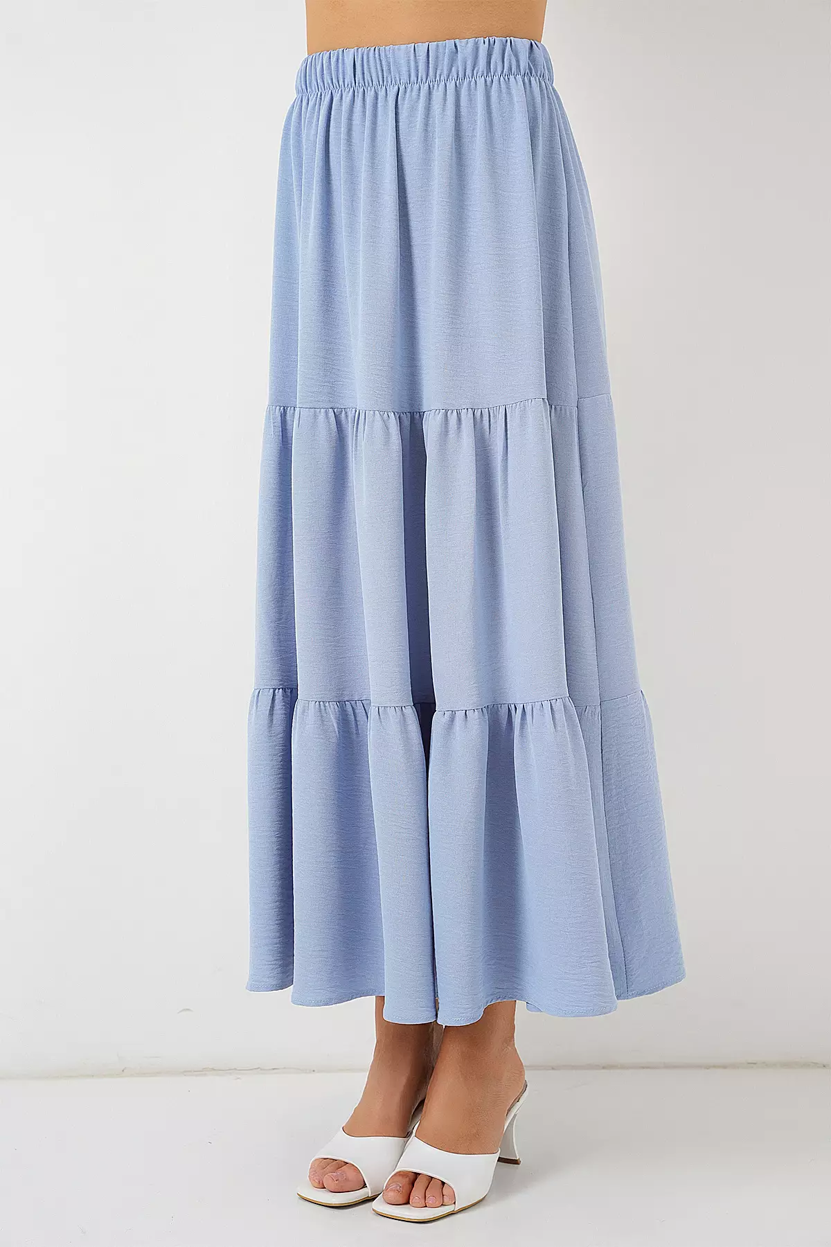 Women's Ayrobin Long Skirt 8048 - Blue