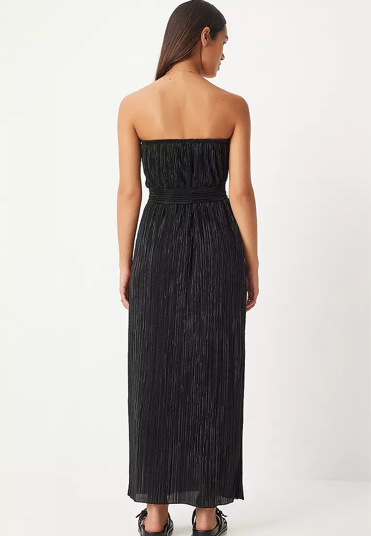 Pleated Maxi Dress