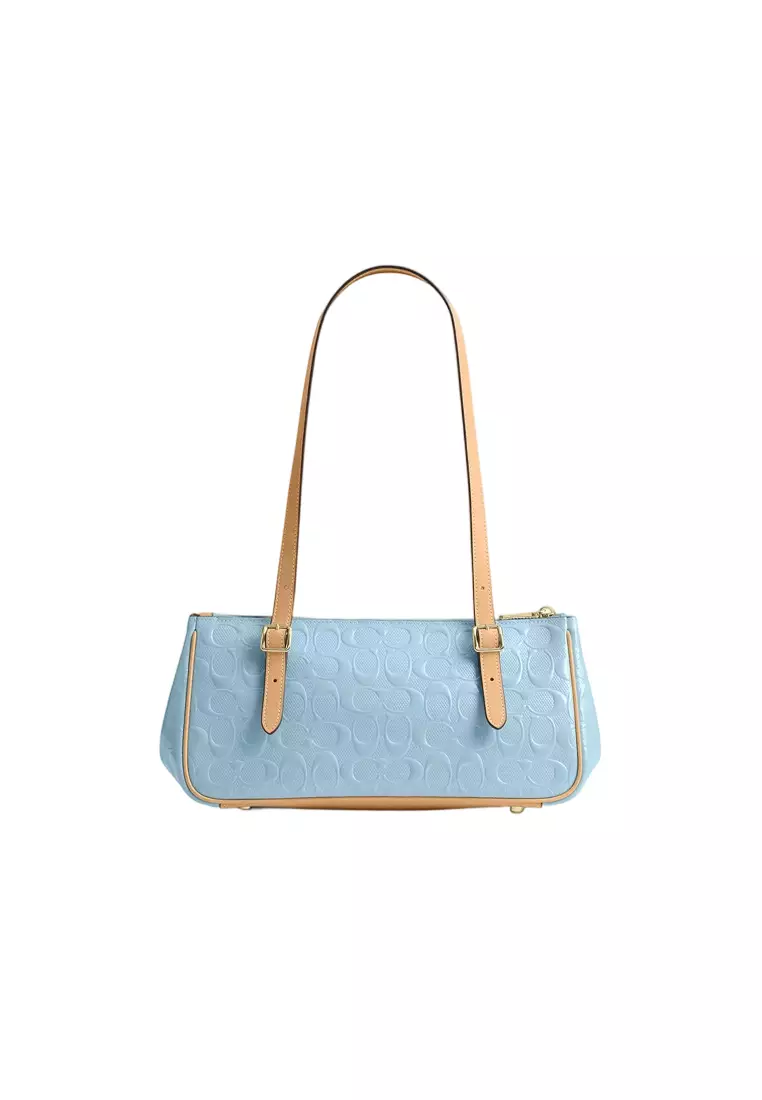 【未使用級】COACH handbag Signature light blue Buy Coach Asher Shoulder Bag In Signature Leather CER18 2026