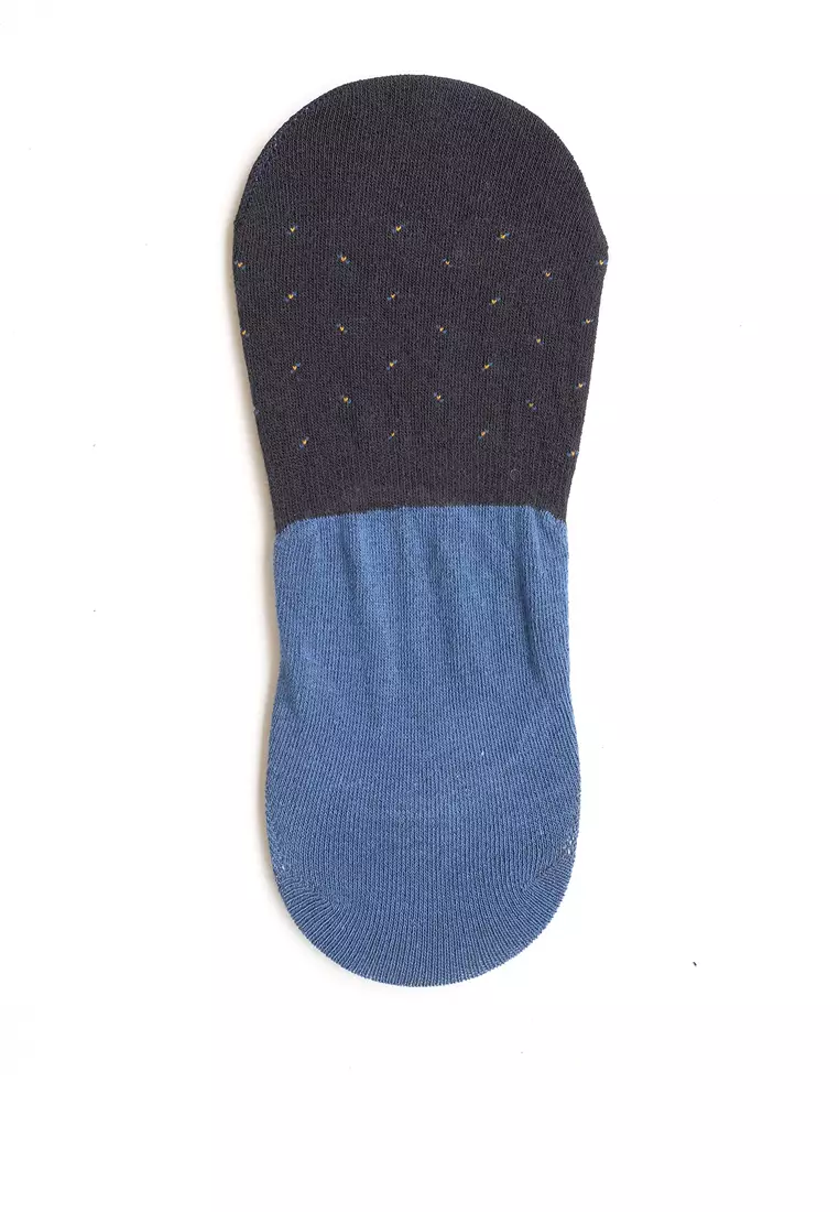 Crocodile SOCK CFCM 0004 Blue - Kaos Kaki Invisible Pria Men Socks