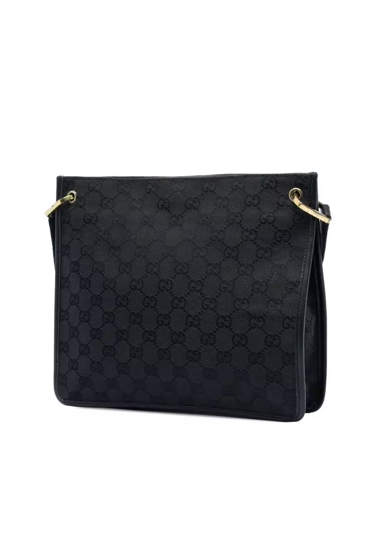 Pre-Loved Gucci Gg Canvas Crossbody