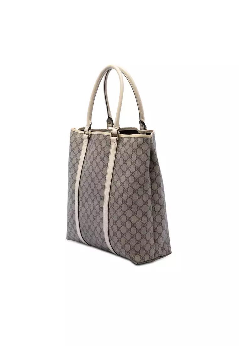 Pre-Loved Gucci Gg Supreme Joy Vertical Tote