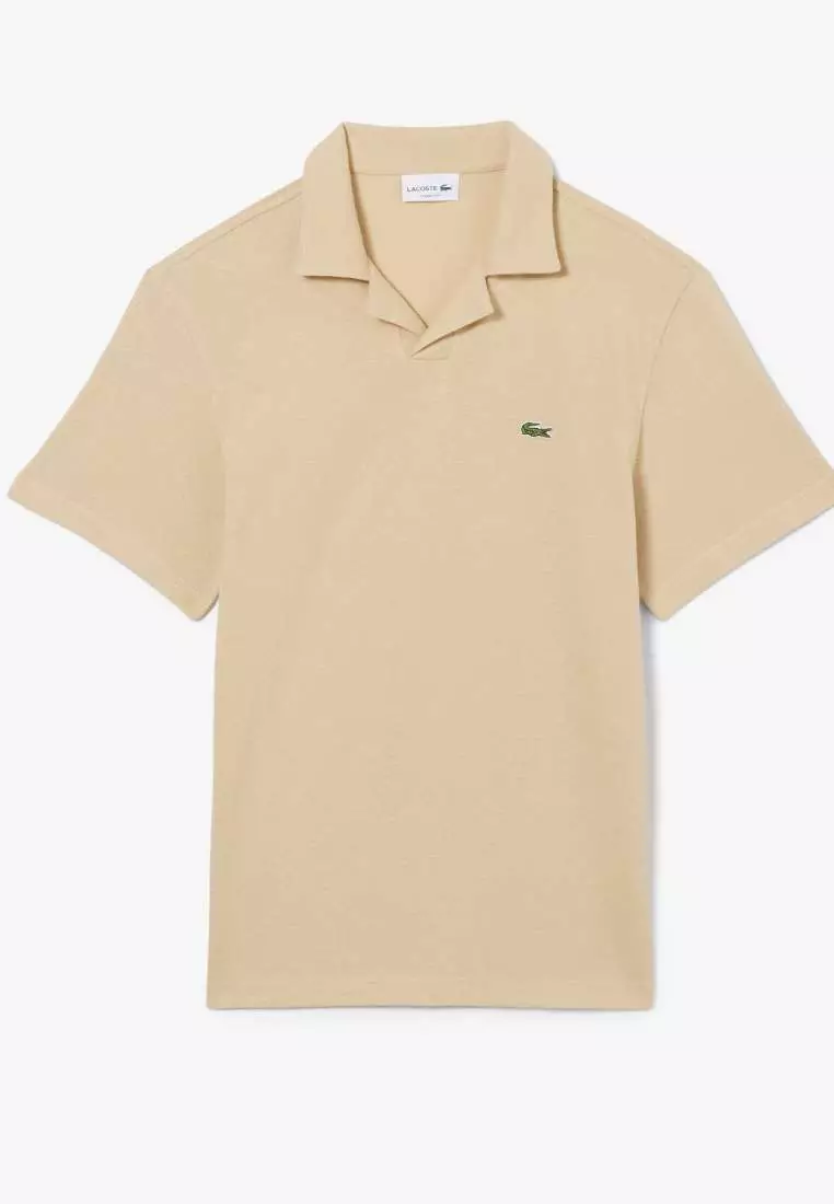 Classic Fit Cotton-Linen Polo Shirt