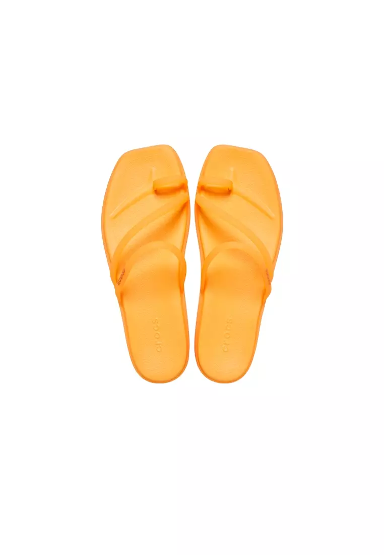 Women's Miami Frosted Toe Loop in Orangesicle