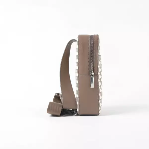 Tas BALLY PENNANT MONOGRAM CREAM SLING BAG 100% ORIGINAL