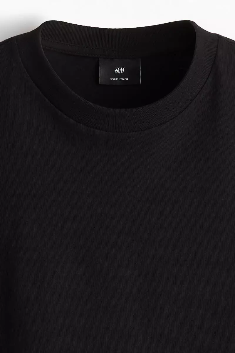 Oversized Fit Long-sleeved jersey top