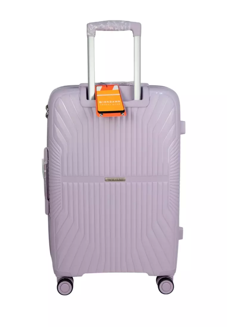 GIORDANO 20/24/28 PP EXPANDABLE &ANTI-THEFT TROLLEY CASE - GA2506-LIGHT PURPLE