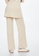 Mango beige Flared Knitted Trousers D392CAA289C447GS_2