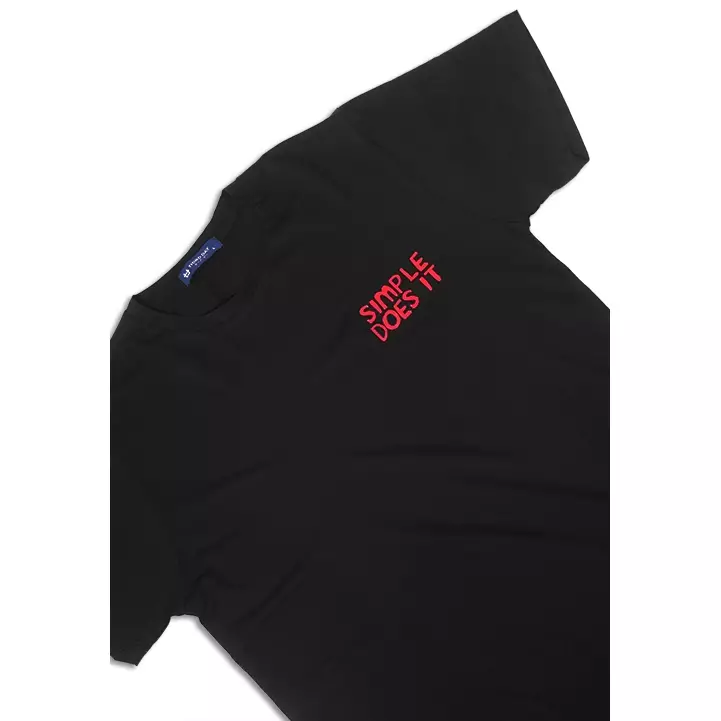 MTE30F red simple does it dakir blk T-shirt Hitam