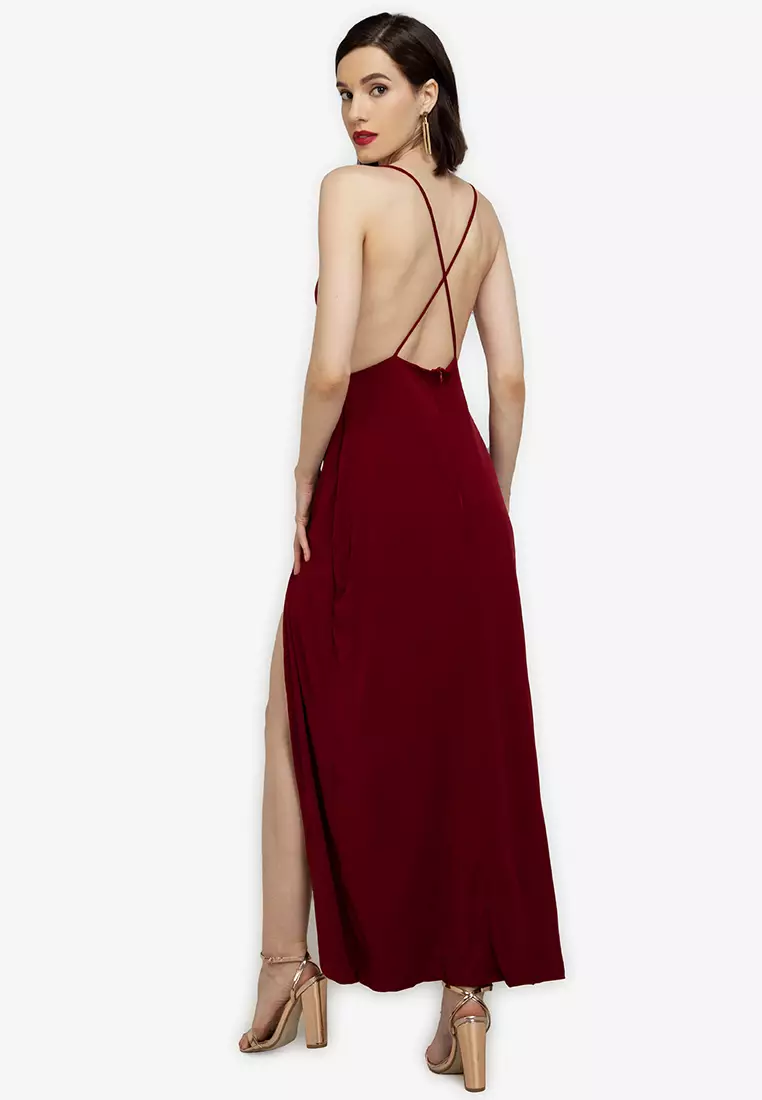 Cowl Neck Maxi Dress
