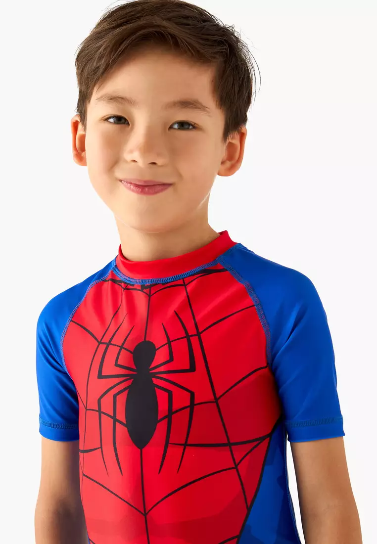 Babyshop Boys Spider-Man Print Swimsuit