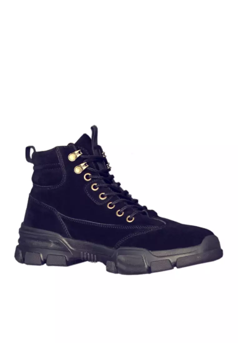 Discount on Twenty Eight Shoes  shoes - SKU: Stylish Cow Suede Mid Boots VMB3338