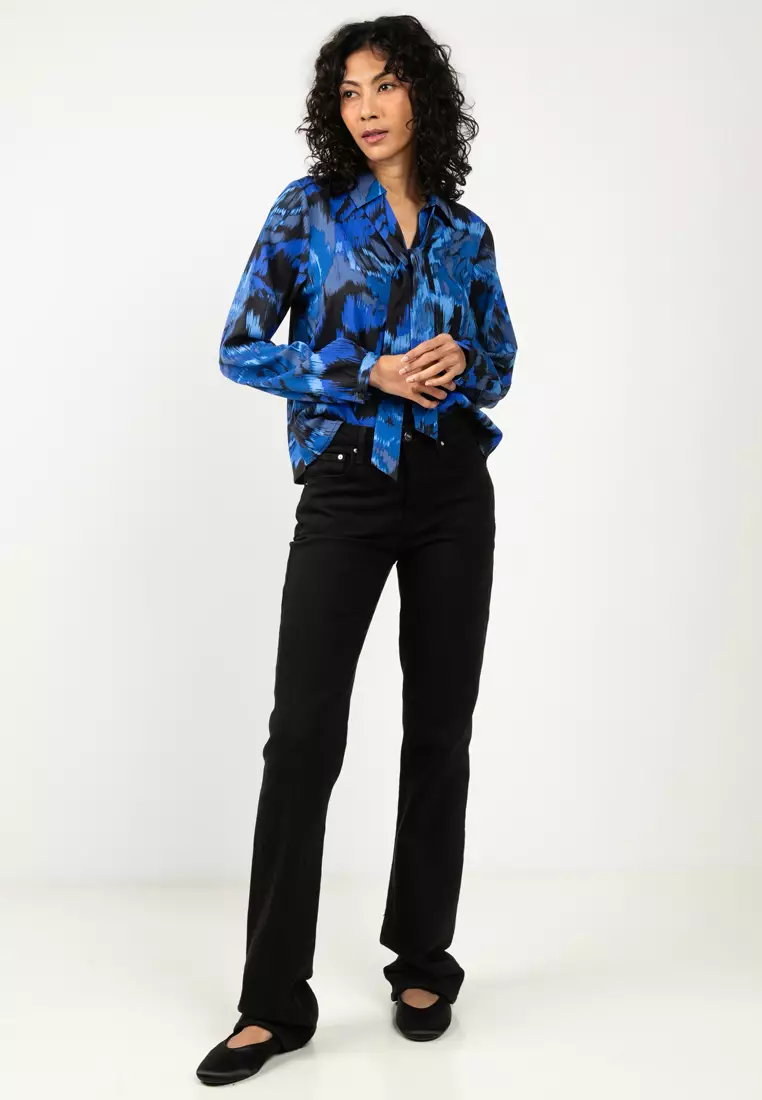 Long Sleeve Tyla Bow Shirt