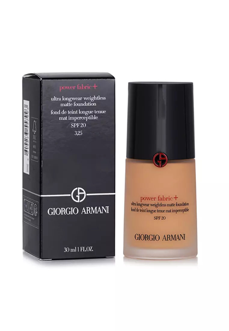 Giorgio Armani - Power Fabric+ Ultra Longwear Weightless Matte Foundation Spf 20 - # 3.25 30ml/1oz