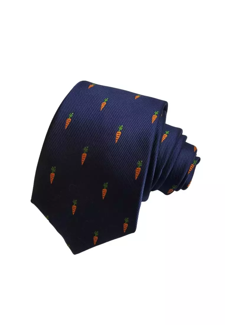 Buy Kings Collection Carrot Pattern Ties KCBT2301 2025 Online | ZALORA