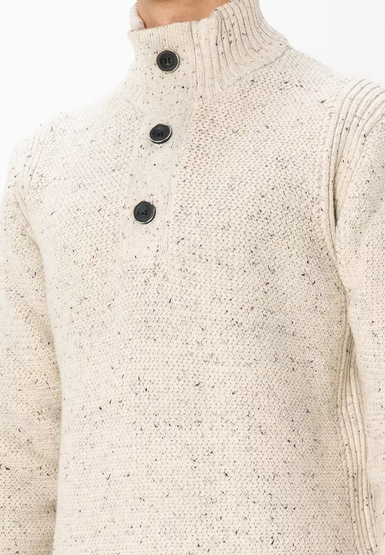 Knitted Collar Sweater