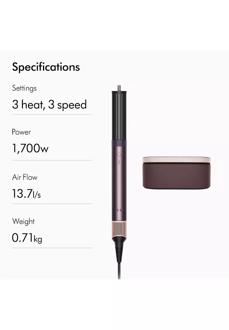 Dyson Airwrap™ Coanda 2x Multi-Styler Complete Long (Jasper Plum) | No heat damage | Travel Friendly| Damage Free Styling