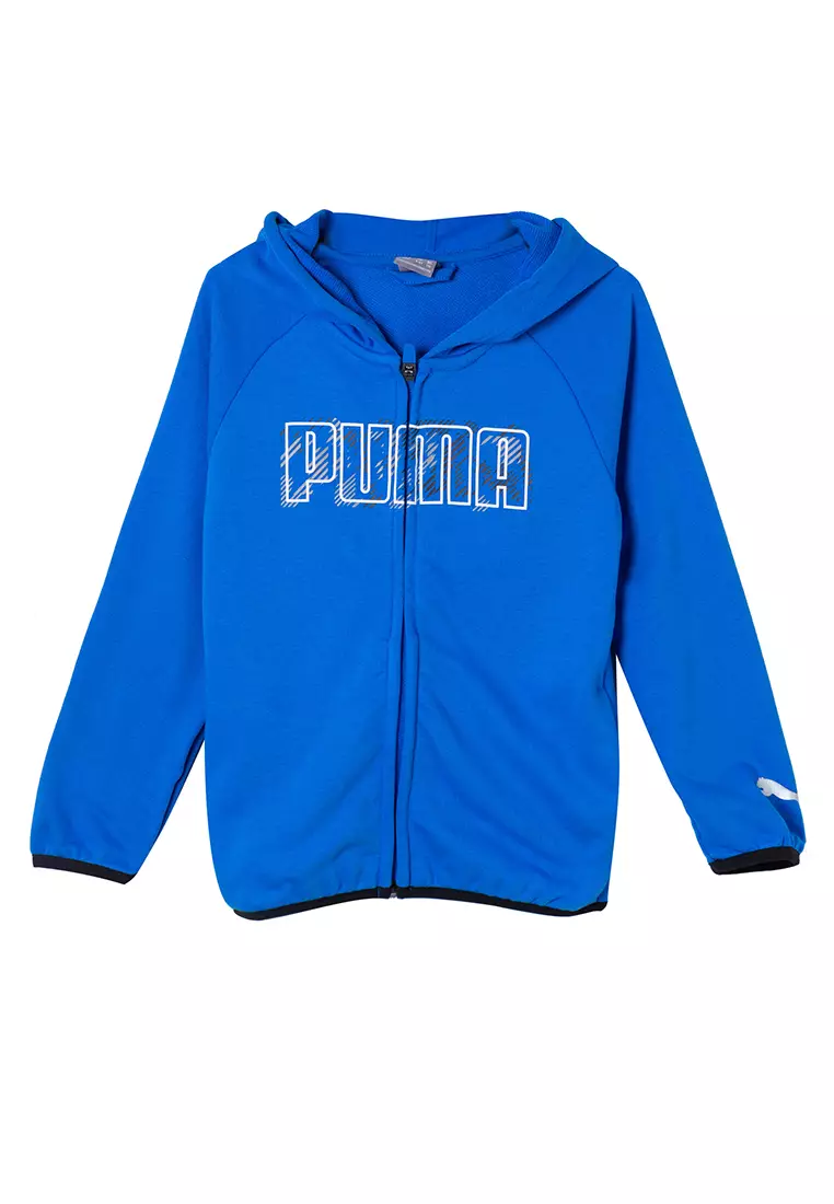 Blue puma hotsell zip hoodie