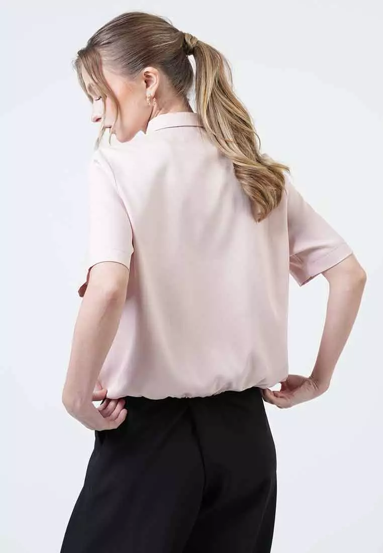 Kinsley Elastic Hem Utility Top