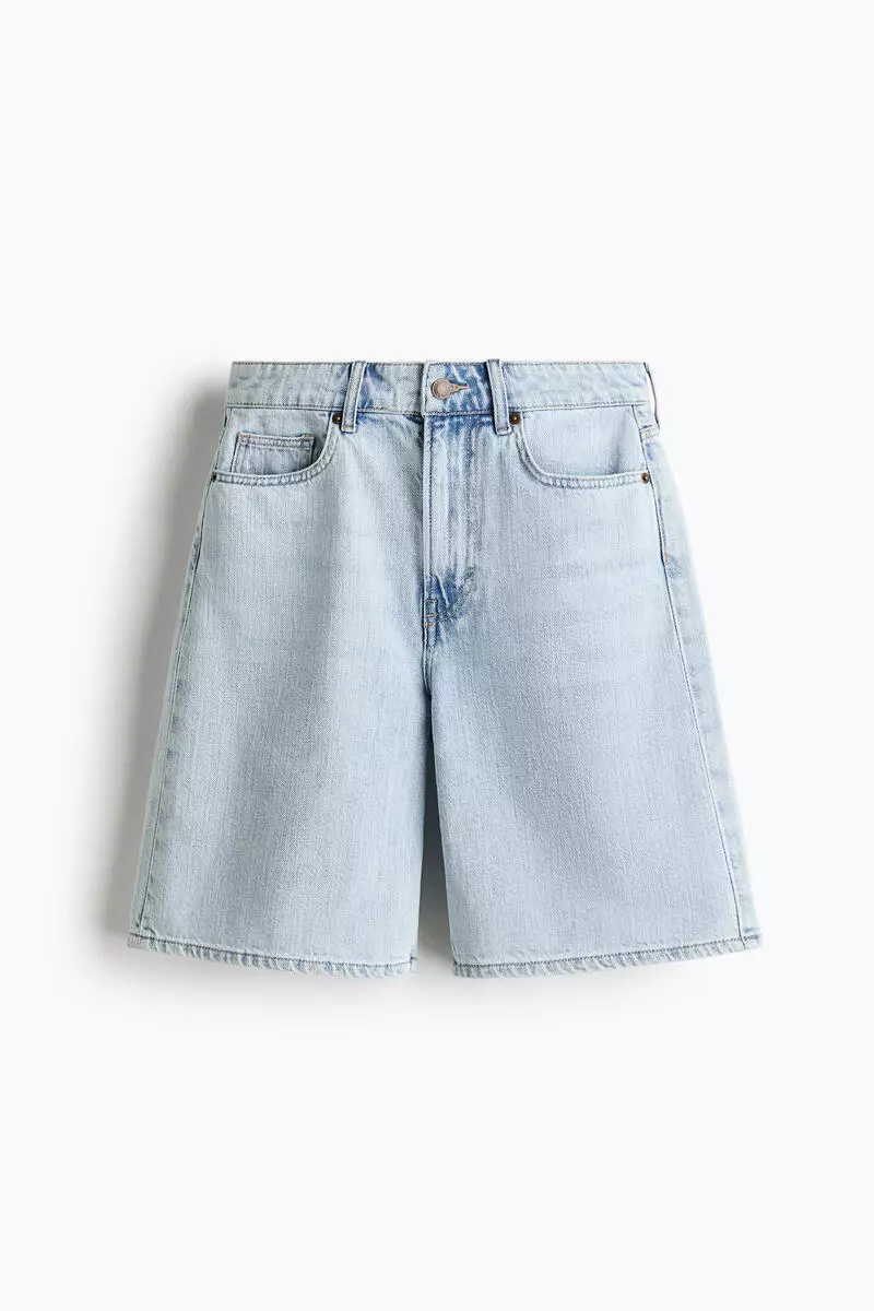 Denim Bermuda shorts