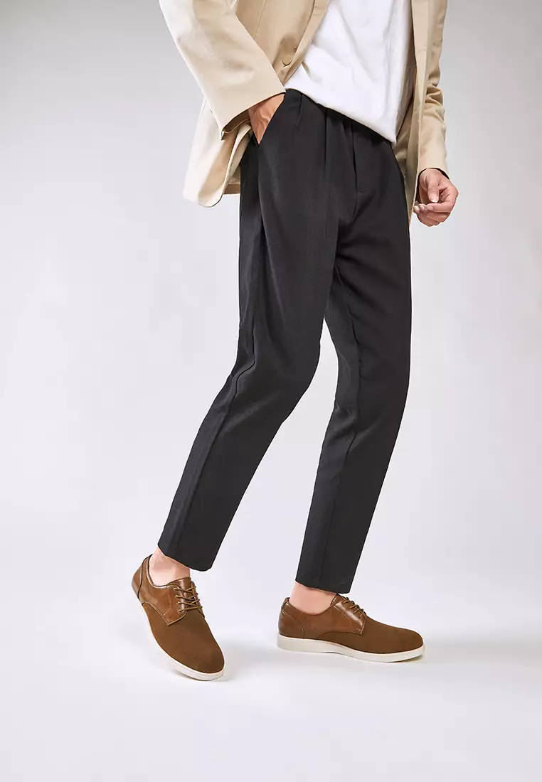 Cow Suede Derby Shoes KB8848-3