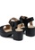 Koi Footwear black Lor Chunky Heeled Sandals BBCABSH818D6AAGS_3
