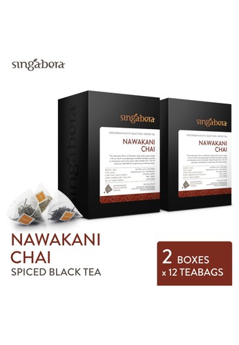 Singabera black Singabera Nawakani Chai - Spiced Black Tea - 2 box @ 12 teabags 6AF32ES334AB0AGS_1