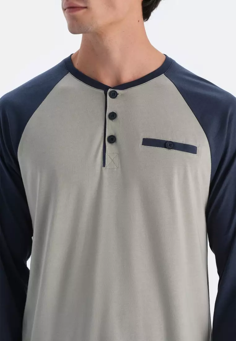 Sleepwear Polo Crew Neck Long Sleeve Polo Ralph Lauren Waffle Knit