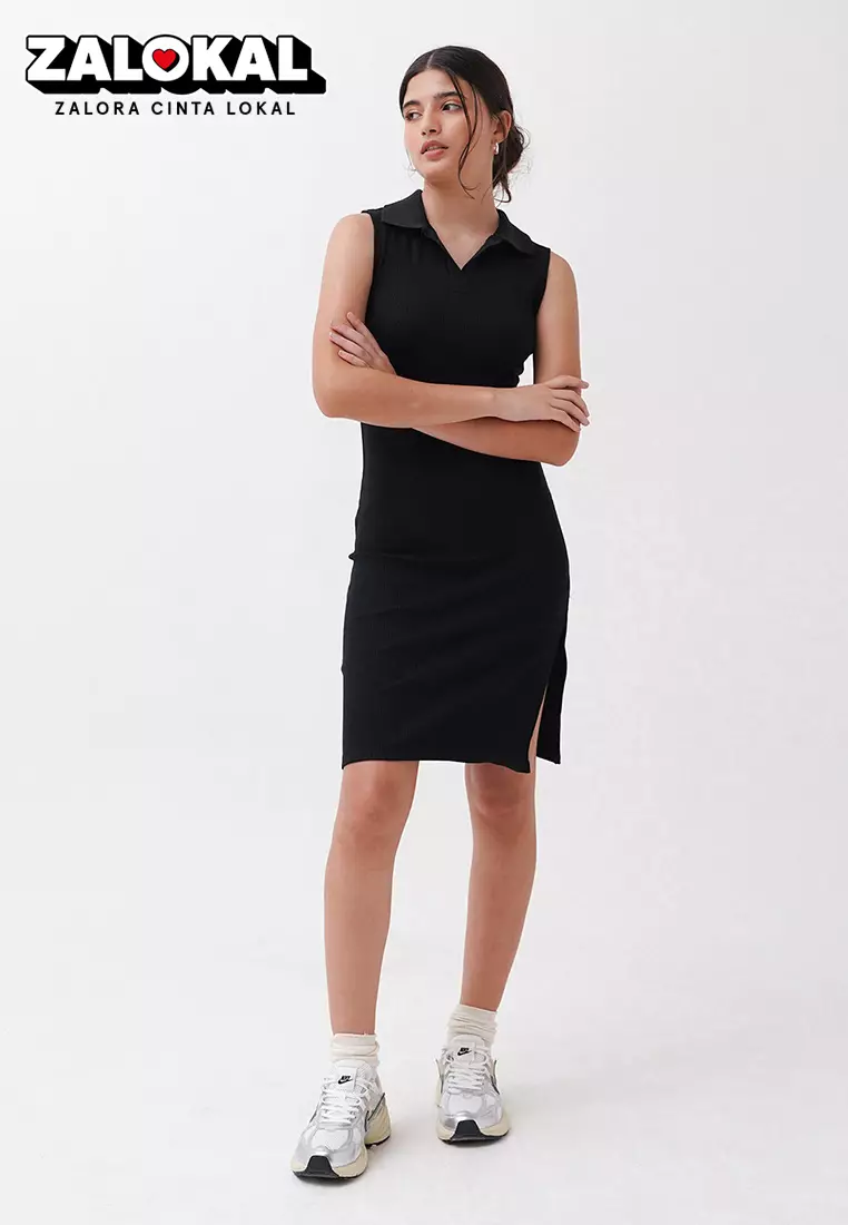 Jual Celcius Women CELCIUS WOMAN Sleeveless Polo I31000152C Hitam Original  2024