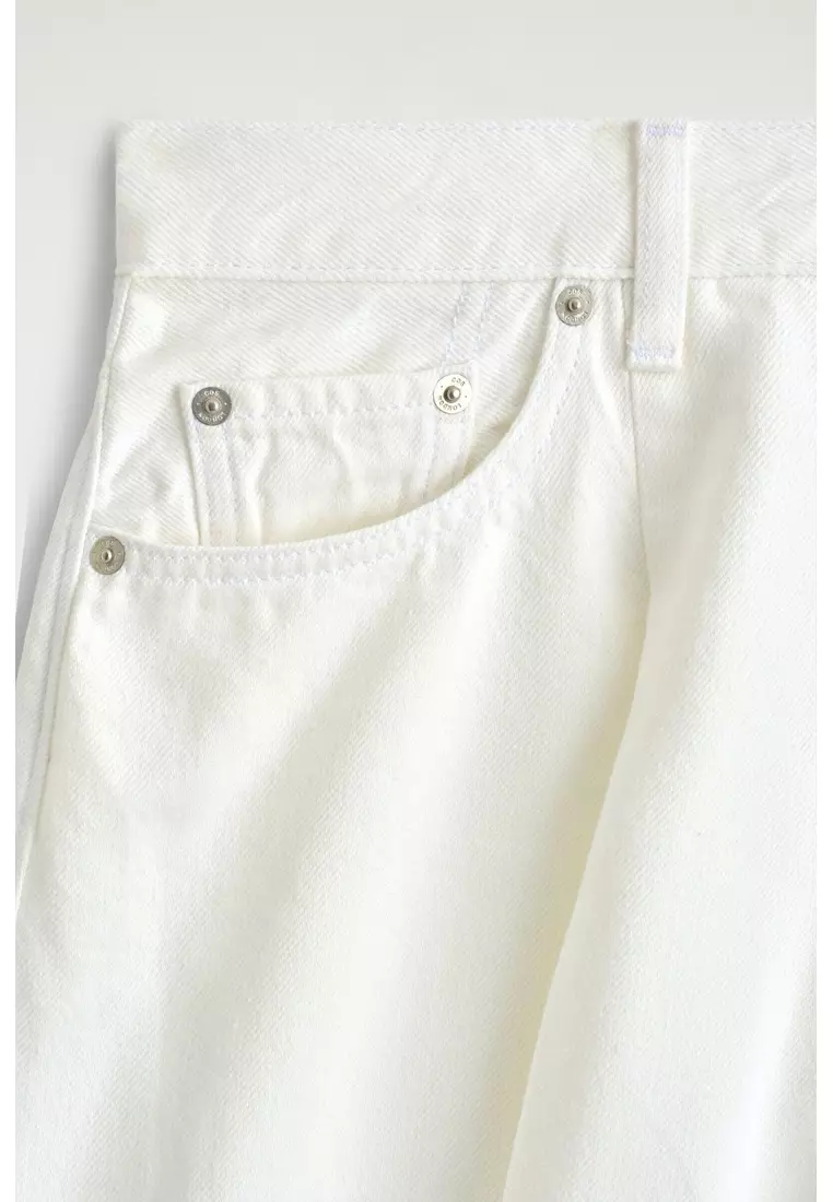 WIDE-LEG DENIM SHORTS
