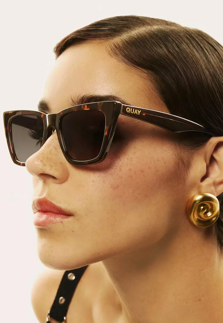 Call The Shots Sunglasses - Dark Tort/Smoke Taupe