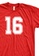 MRL Prints red Number Shirt 16 T-Shirt Customized Jersey FE490AA0BC3512GS_2
