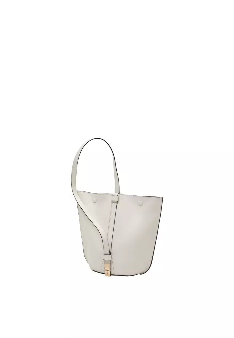 ORUKAMI Flat Hook Convertible Bucket Tote Small - Ivory
