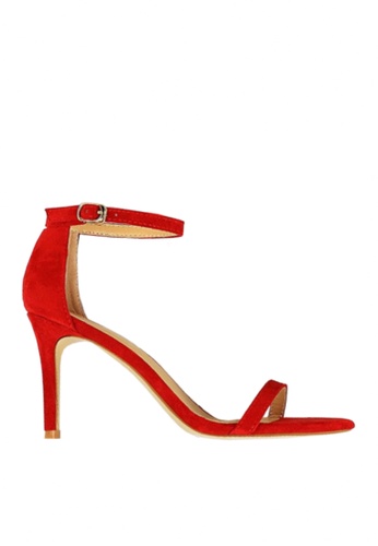 Twenty Eight Shoes red Suede Single Strap Heel Sandals VS126A9 CA94FSH0A3D127GS_1