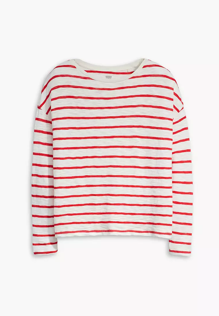 Levi long sleeve on sale t shirt women's