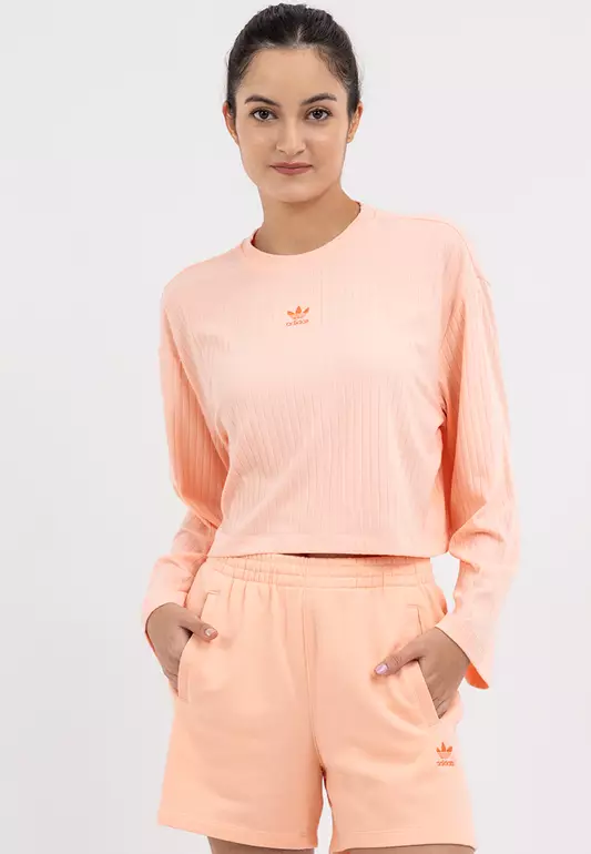 Essentials Wide Rib Long Sleeve Long-Sleeve Top