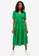 Monki green Prairie Midi Dress 6E31FAAA9739B7GS_1