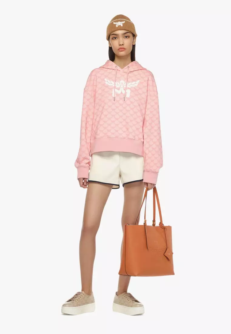 Himmel Shopper in Embossed Logo Leather