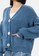 MKY CLOTHING blue Colourfull Big Button Knit Cardigan in Blue 23309AA86959F0GS_5