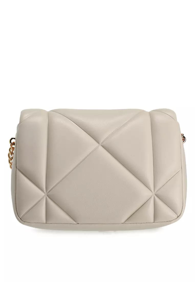 Embossed Quilted Crossbody Bag (nt)
