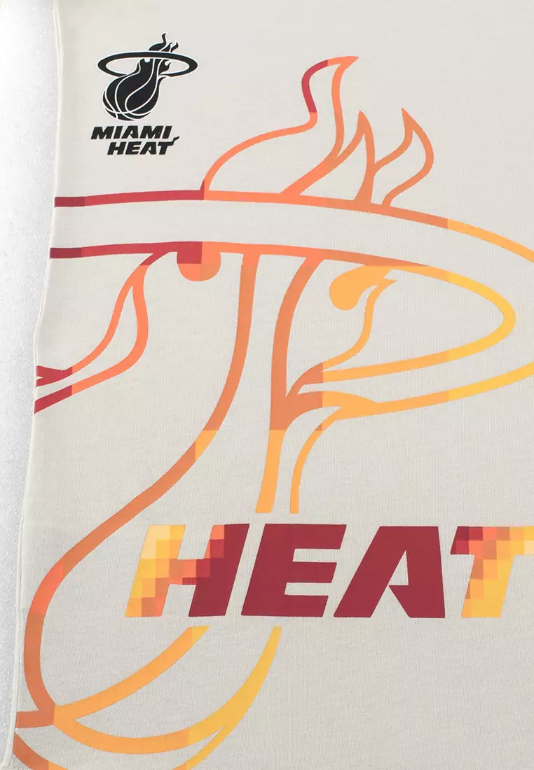 Cromatics Big Back Print Miami Heat Regular Fit Mens T-Shirt