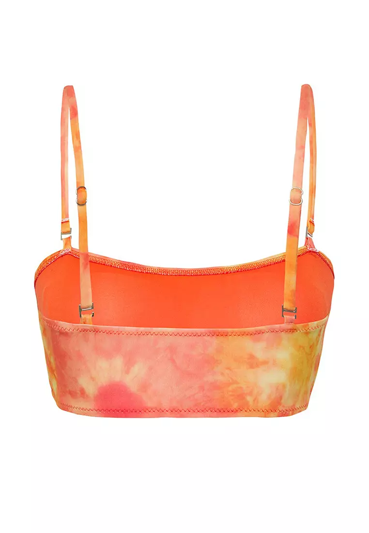 Abstract Patterned Strapless Mix&Match Bikini Above TBESS24BU00128