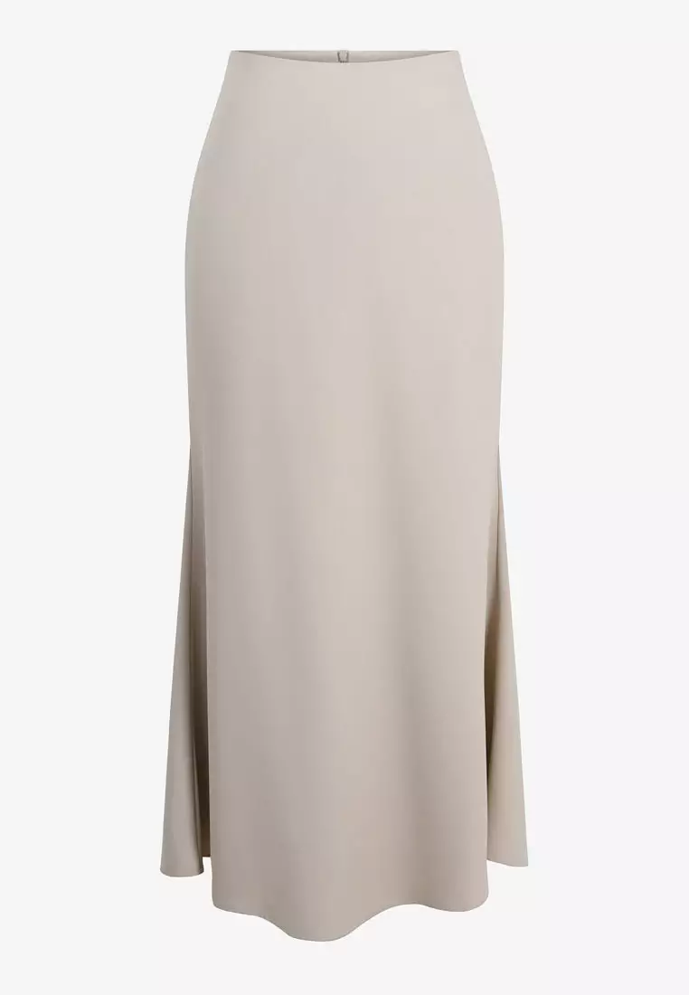 Caris Flared Maxi Skirt