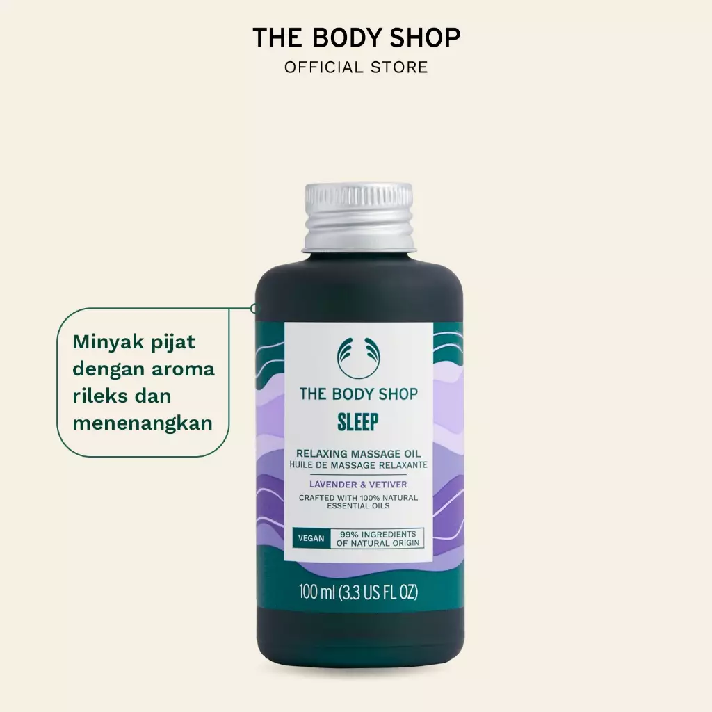 Sleep Relaxing Massage Oil 100ml - Lavender & Vetiver