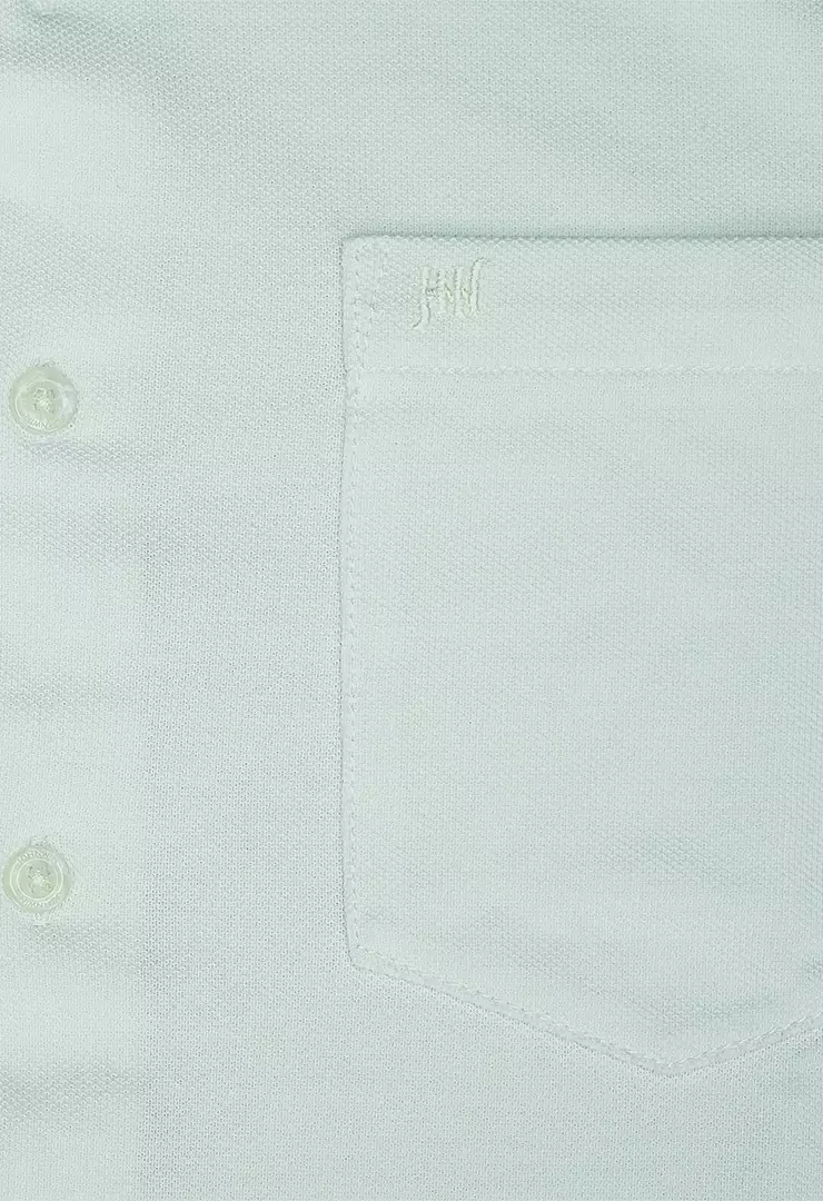 Johnwin - Kemeja Formal Pria - Model Basic - Katun Knitting - Lengan Panjang - Slim Fit - Milan Collection