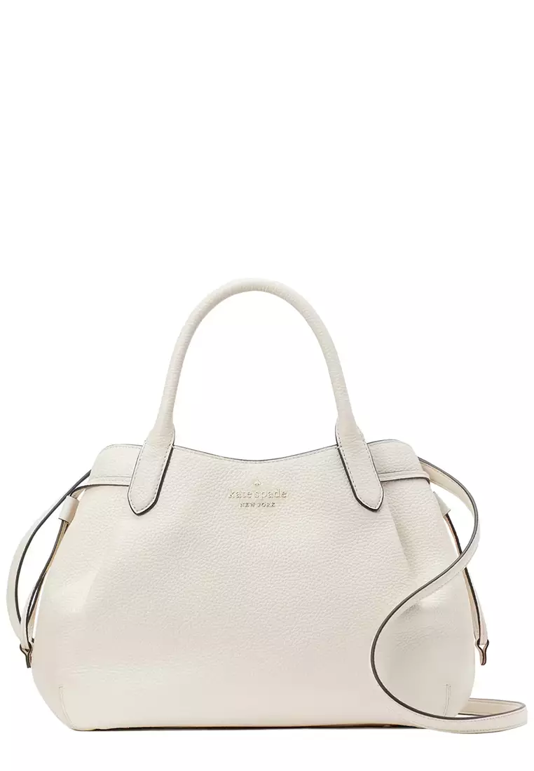 Dumpling Large Satchel Bag - Parchment K8134