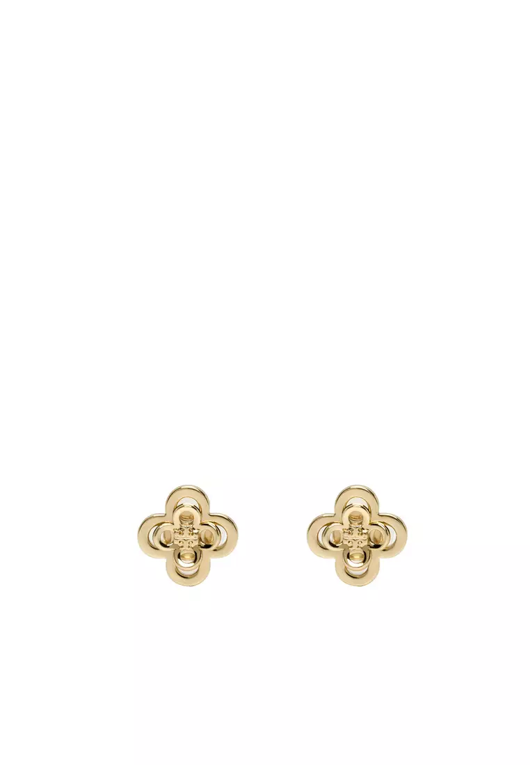 Kira Clover Stacked Stud Earrings