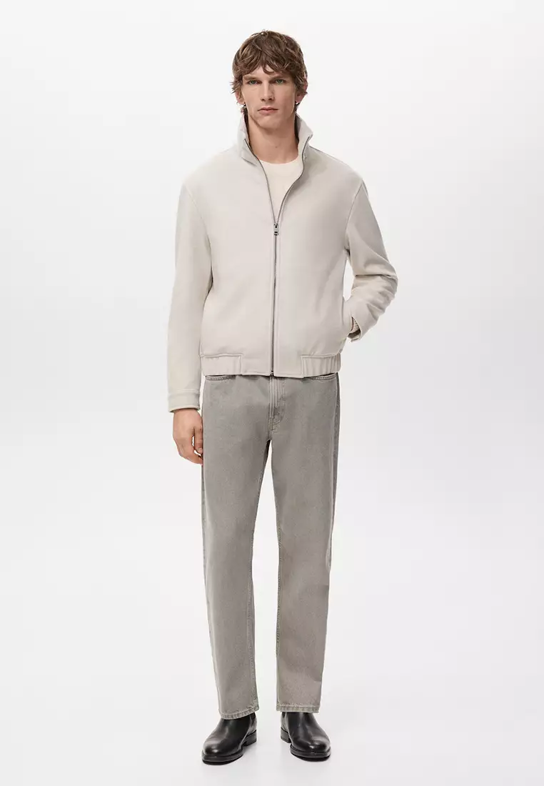 Buy MANGO Man Regular-Fit Jacket with Zip 2026 Online | ZALORA