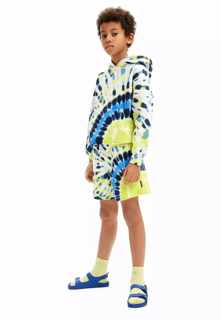 Desigual Boy Oversize tie-dye sweatshirt.