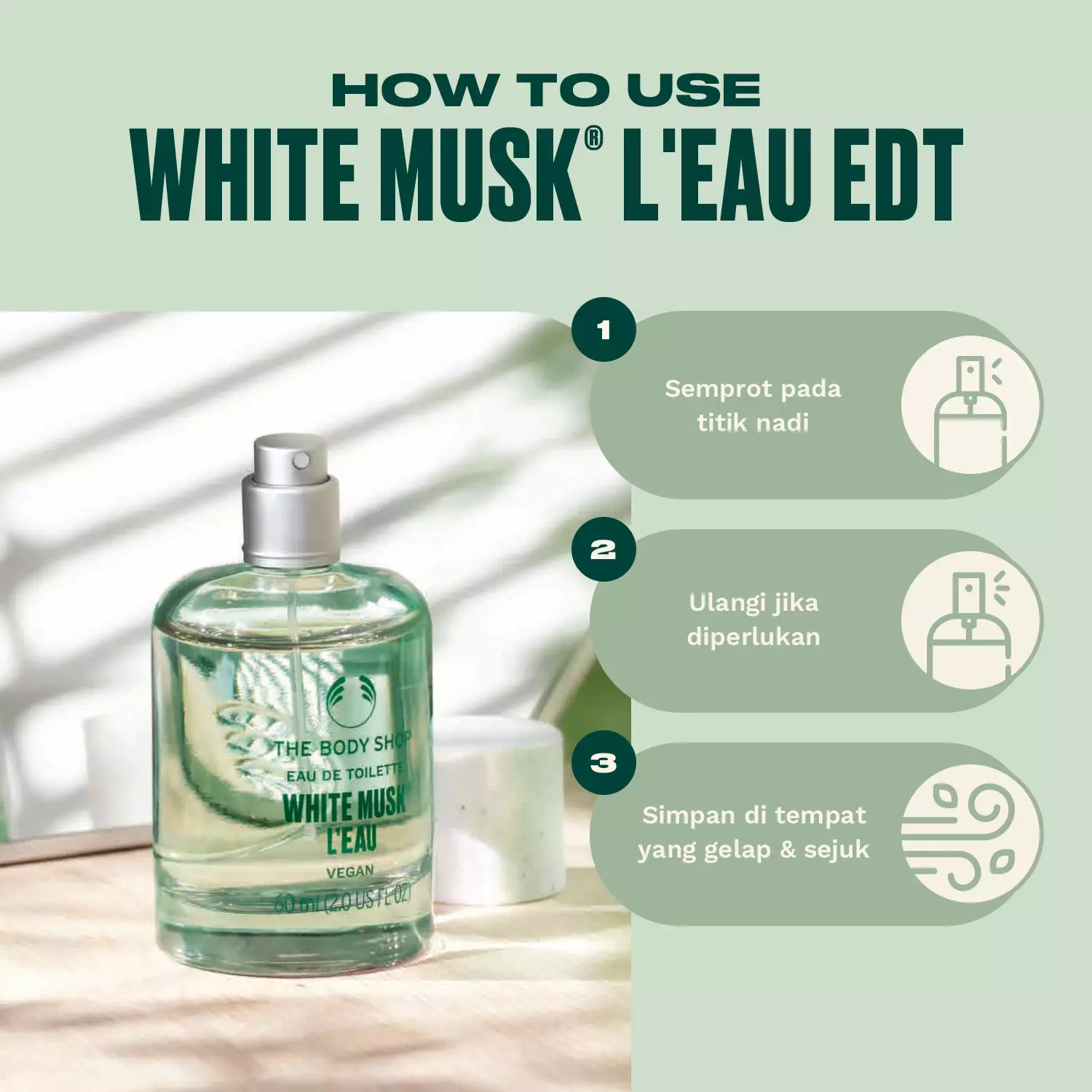 White Musk L'eau Eau De Toilette EDT 60ml